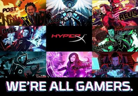 #Gaming - HyperX étend sa campagne We’re All Gamers à l’Europe