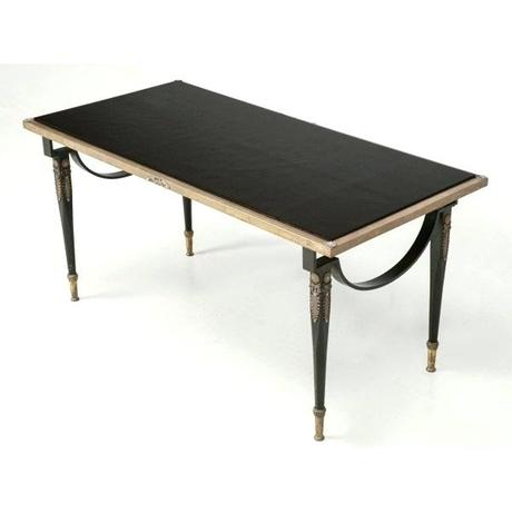 antique french coffee table french black brass coffee table