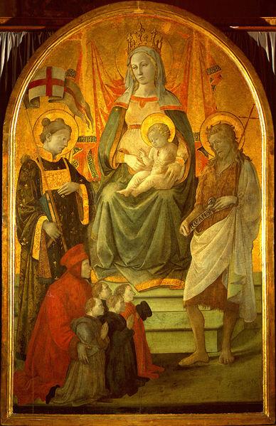 1452-53 Filippo_Lippi_Madonna_del_Ceppo Museo civico, Prato