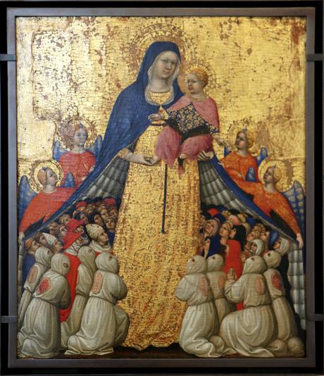 1418-22 Pietro di Domenico di Montepulciano Vierge de misericorde Musee du Petit palais Avignon