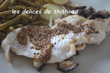 filet de poisson sauce moutarde et champignons (WW)