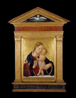 1480 ca Antoniazzo RomanoVirgin and Child with Donor Museum of Fine Arts, Houston, Texas, USA
