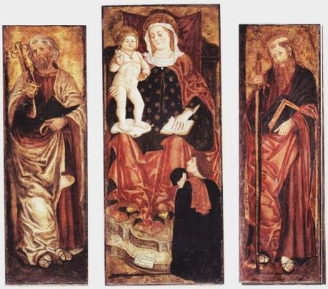 1488 Andrea Bellunello Madonna con Bambino e donatore e i santi Pietro e Paolo, , duomo di San Vito al Tagliamento