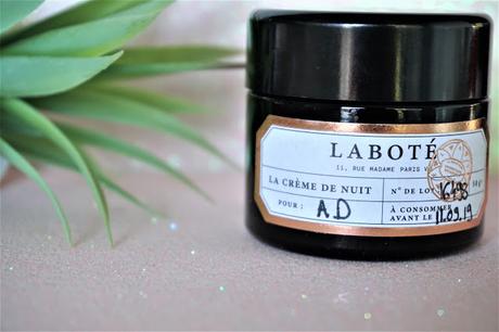Crème de Nuit Laboté Laboté, le luxe du naturel personnalisé