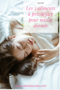 Les 5 aliments à privilégier pour mieux dormir