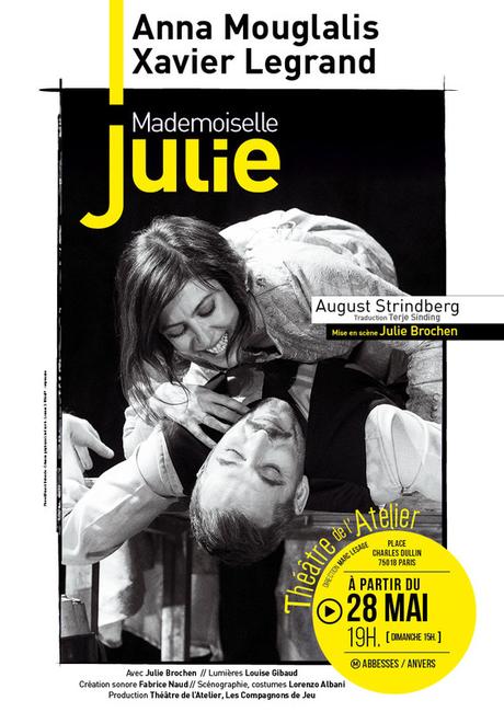 Mademoiselle Julie renversée par ses valets