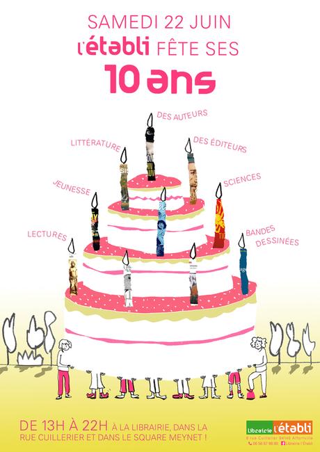 La librairie l'établi a 10 ans AFFICHE FETE VDEF4