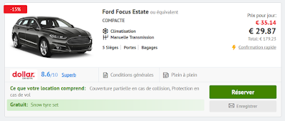 Réserver une voiture de location pour l'Europe