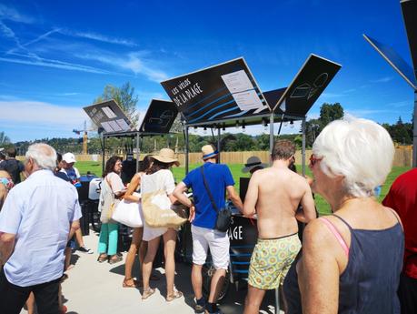 Une promenade dominicale sur «La plage» de Genève Une promenade dominicale sur «La plage» de Genève