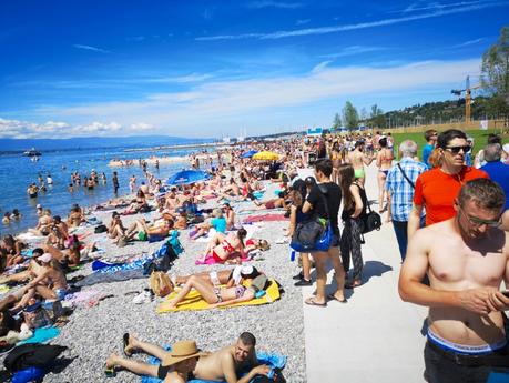 Une promenade dominicale sur «La plage» de Genève