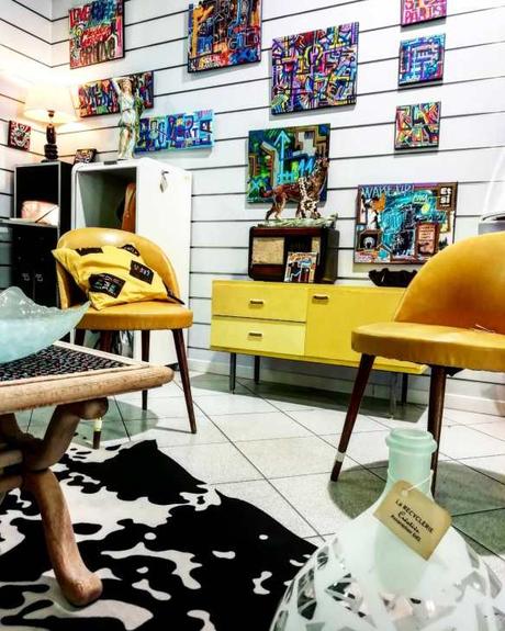 Mes toiles à la Recyclerie de Vichy