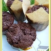 Muffins corsés au chocolat - Oh, la gourmande..