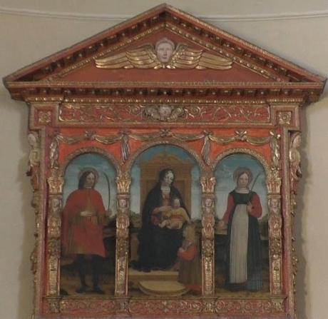 1498-1502 Bevilacqua San Modesto, Vito et Crescenzia eglise de San Vito, Somma Lombardo