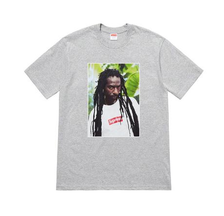 Supreme collabore avec Buju Banton pour le photo tee SS19