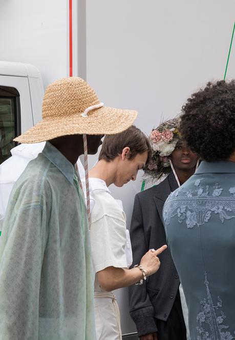 Backstage : le défilé Louis Vuitton Homme printemps-été 2020 Backstage : le défilé Louis Vuitton Homme printemps-été 2020