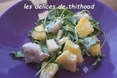 Salade de poulet à l'ananas (WW)