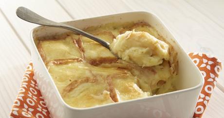 Gratin de purée de pommes de terre au fromage