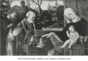 Fra Marco Pensaben San Pietro Martire e san Nicola de donatire Accademia Carrara Bergamo