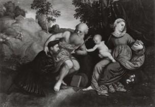 _VSD 1520-71 Paris Bordone Madonna con Bambino, san Girolamo e donatore