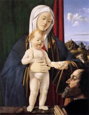 VD 1501-02 Basaiti Madonna con Bambino e un donatore Museo Correr, Venice