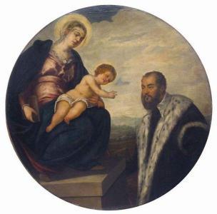 VD 1524 tintoretto virgin child donor National Museum of Serbia, Belgrade