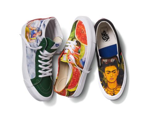 Une capsule Vans x Frida Kahlo reprend les visuels des oeuvres de l’artiste