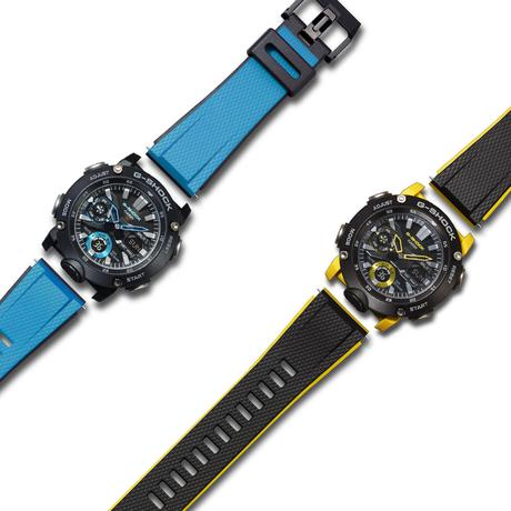 Avec ces bracelets, la G-shock GA-2000 propose 34 possibilités de personnalisation