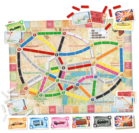 Test Les Aventuriers du Rail : Londres de Alan R. Moon, partons dans les années Seventies avec Days Of Wonder