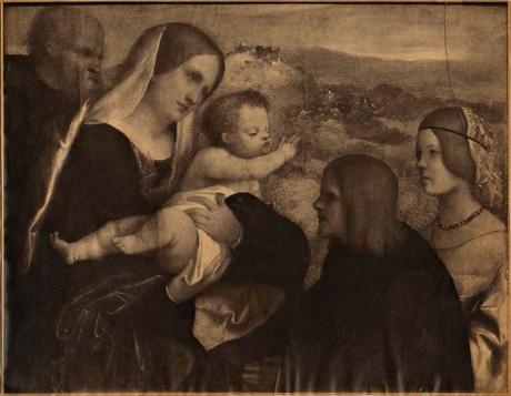 JVD Anonimo veneziano sec. XVI Sacra Famiglia con donatori loc inconnue