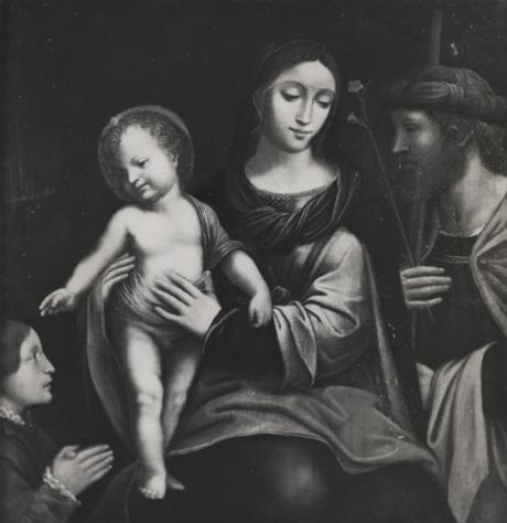 JVD 1500-49 Luini Bernardino, Madonna con Bambino, san Giuseppe e donatore loc inconnue