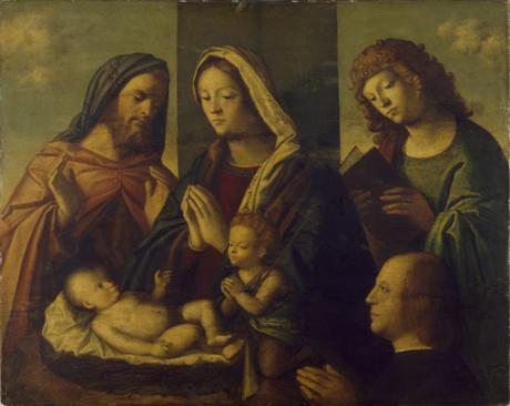 JVD 1490 - 1524 Maestro veneto dell'Incredulita di San Tommaso, Sacra Conversazione con donatore The Walters Art Museum, Baltimora