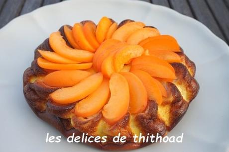gâteau au fromage blanc et abricots