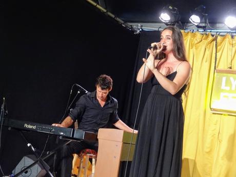Estelle Meyer au Lyncéus Festival, Esplanade de la Banche, Binic, le 28 juin 2019