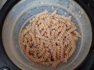 Salade de pâtes et sardines Cliquer sur les photographies pour les agrandir