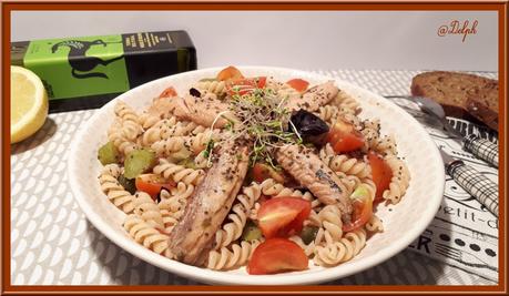 Salade de pâtes et sardines Salade de pâtes et sardines