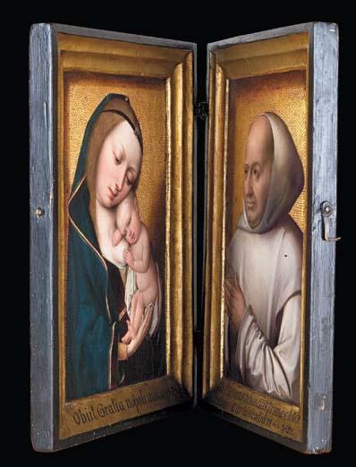 Master of the Magdalen Legend, Virgin and Child, 1490-1500, and unknown French artist, Willem van Bibaut, 1523, Private