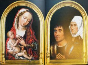 1467-1500 Vierge a l'enfant avec un couple de donateurs koninklijk museum voor schone kunsten antwerp