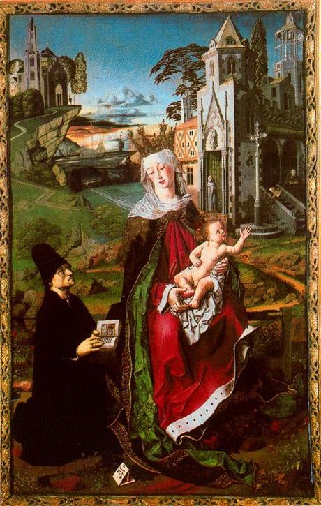 1485 ca Bermejo Bartolome Madonna di Montserrat e Gesu Bambino cattedrale di Santa Maria Assunta, Acqui Terme