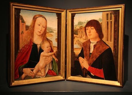 1495-1500 maitre de Bruges, ,Virgin and Child and a Donor Courtauld Gallery