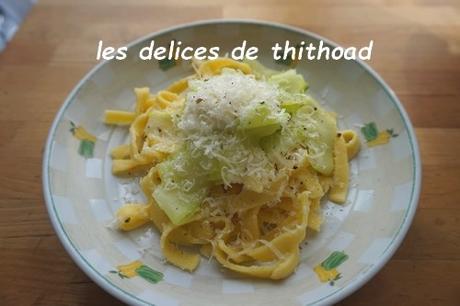 Tagliatelles aux courgettes Tagliatelles aux courgettes