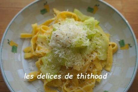 Tagliatelles aux courgettes Tagliatelles aux courgettes