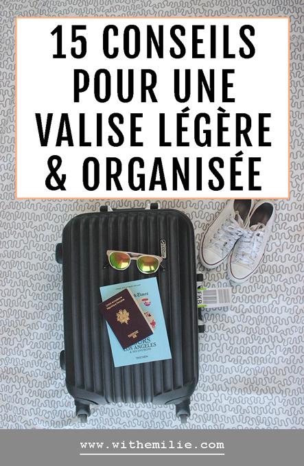 15 conseils pour une valise plus légère et organisée