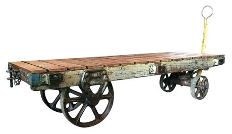 industrial coffee table cart antique factory cart industrial coffee table vintage good things p