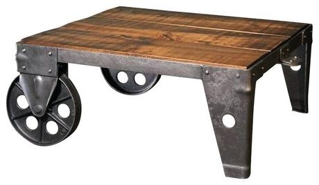 industrial coffee table cart coffee table industrial cart factory shop wood steel and iron industrial coffee tables by get back inc