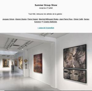 Galerie Lazarew  « Summer Group Show » jusqu’au 27 Juillet 2019