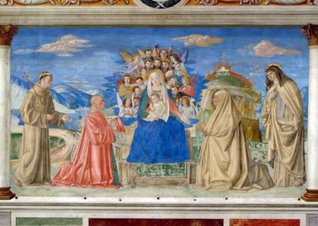 1503 ca Morone donateur Lionello Sagramoso et epouse Anna Tramarino Eglise San Bernardino Verone