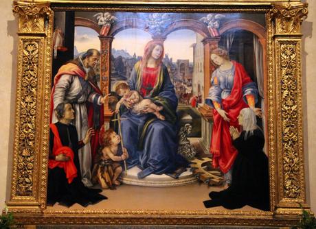 1490-93 Pala Nervi Filippino_Lippi Basilique Santo_Spirito
