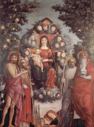1497, Andrea Mantegna Madonna Trivulzio Castello Sforzesco, Milan