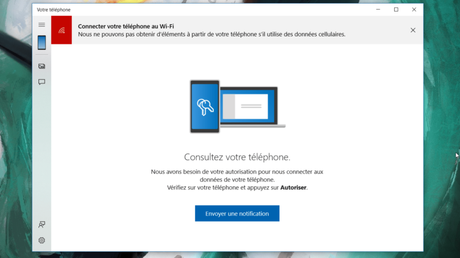 Windows 10 accueille les notifications Android