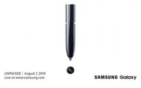 Samsung présentera le Galaxy Note10 le 7 août !!!